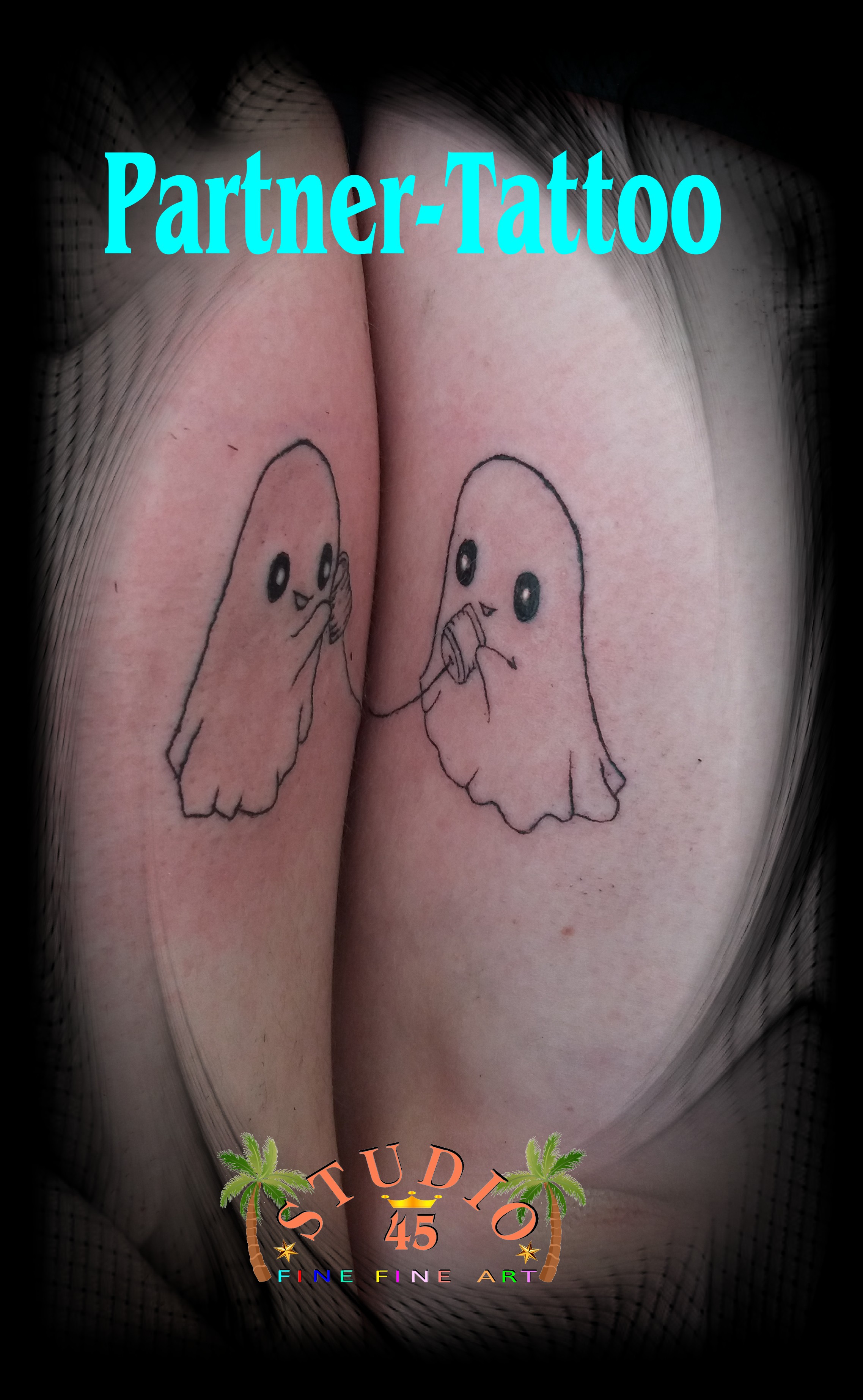 Partner Tattoo Gespenster Geister Schnurtelefon Recklinghausen STUDIO 45